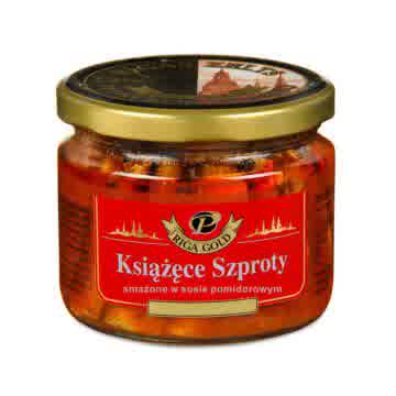 Książęce szproty smażone w sosie pomidorowym 280g