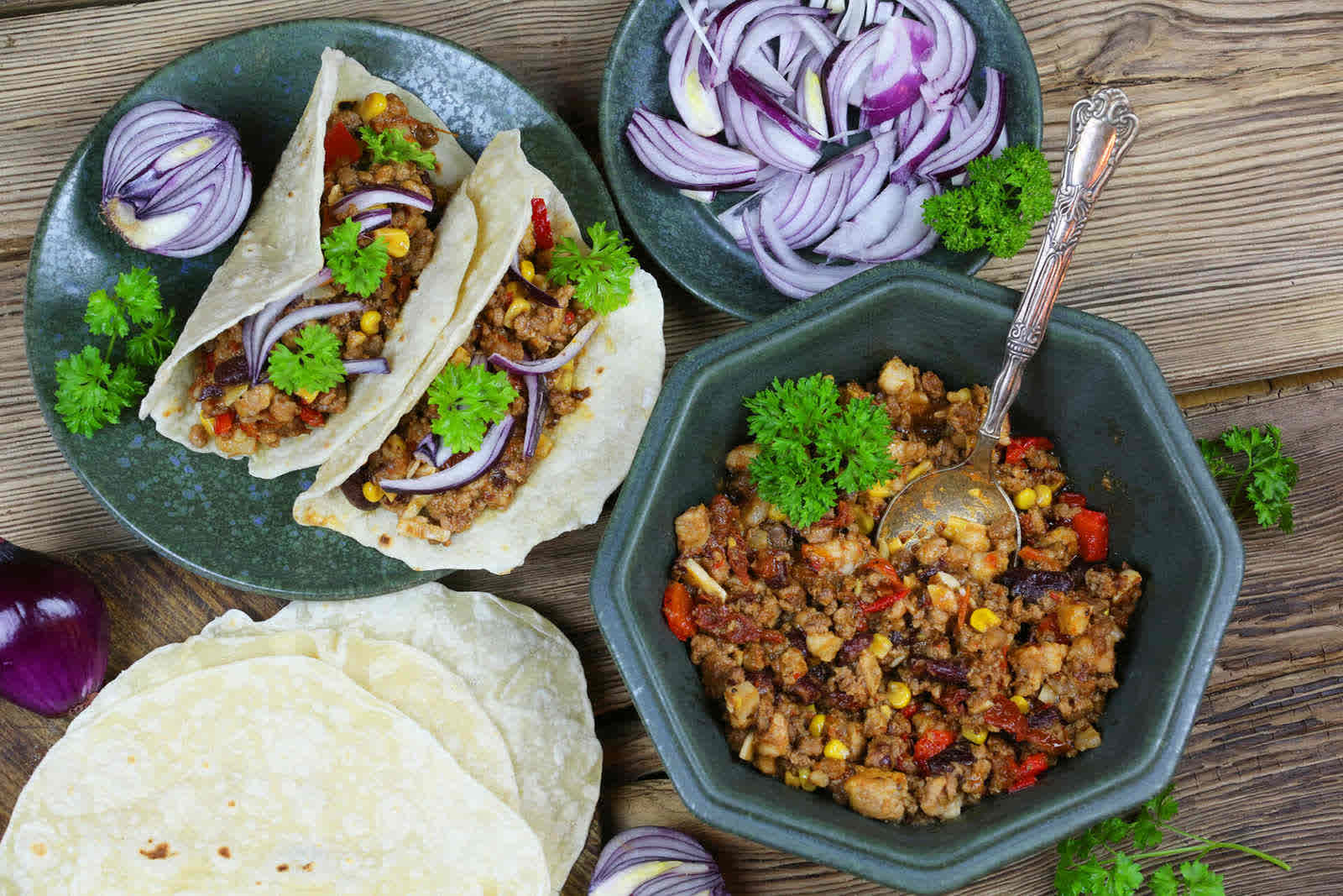 Tacos z dziczyzną